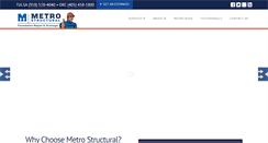 Desktop Screenshot of metrostructural.com