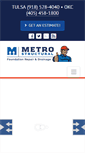 Mobile Screenshot of metrostructural.com